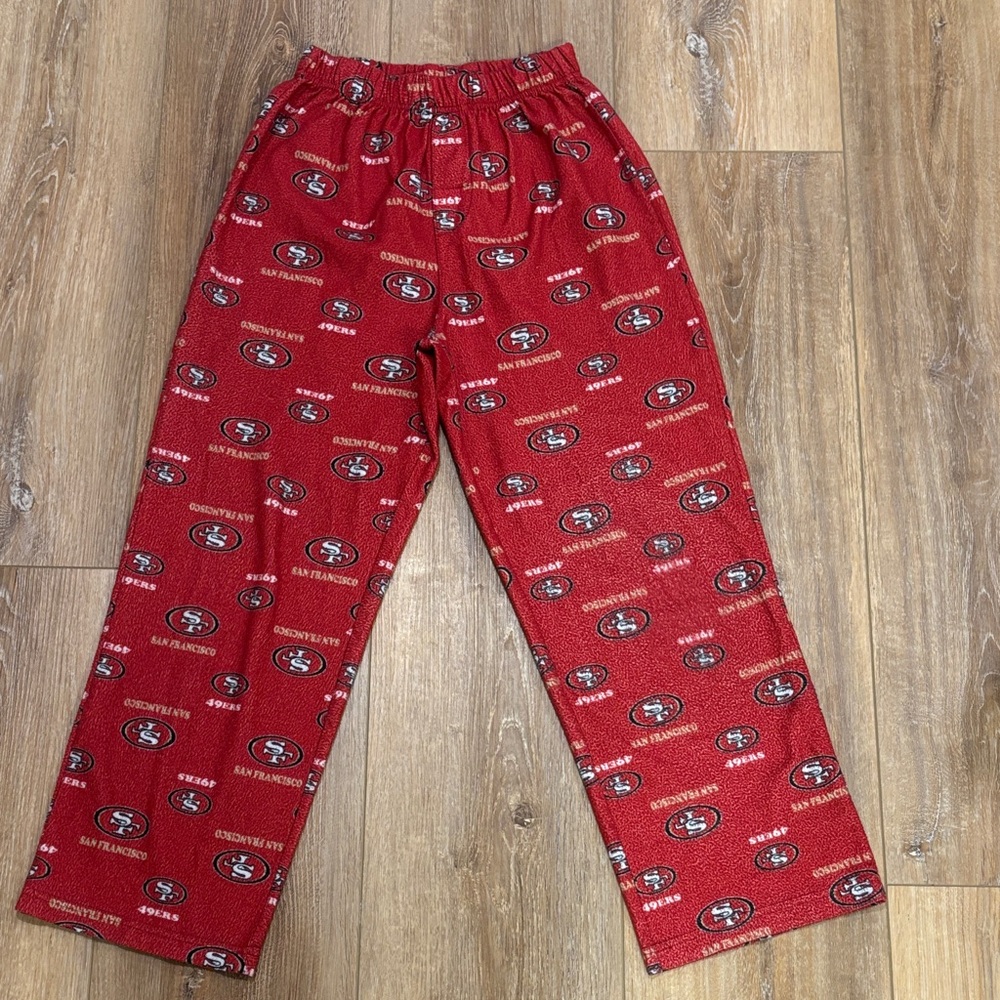NFL SF 49ers Red Kids Pajama Bottoms
